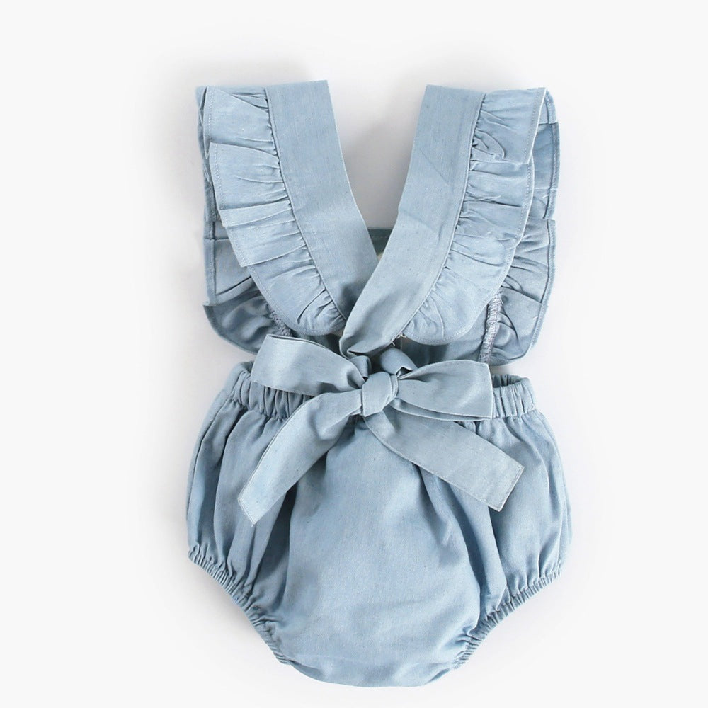 Denim Baby One-piece Bodysuits